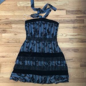 Foxie Dox Patterned and Velvet dress